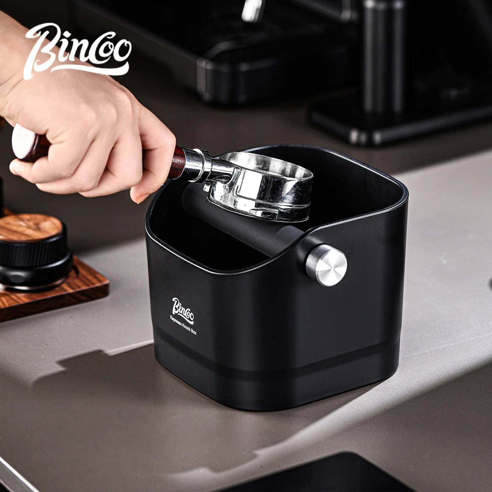 Coffee Equipment Accessories - กล่องทิ้งกากกาแฟ Bincoo ขนาด 0.8 ลิตร ภาชนะใส่กากกาแฟเอสเพรสโซ่