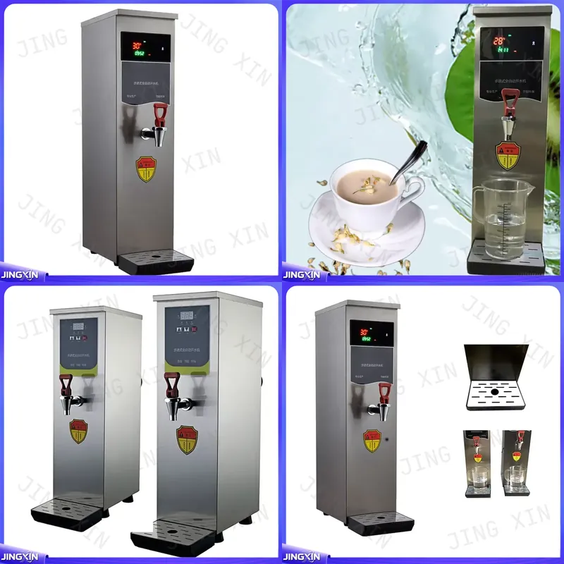 Coffee Equipment And Tools - หม้อต้มน้ำร้อนไฟฟ้าเชิงพาณิชย์ขนาด 30 ลิตร ควบคุมอุณหภูมิอัตโนมัติ ทำจากสแตนเลส อุปกรณ์สำหรับร้านชาและกาแฟ