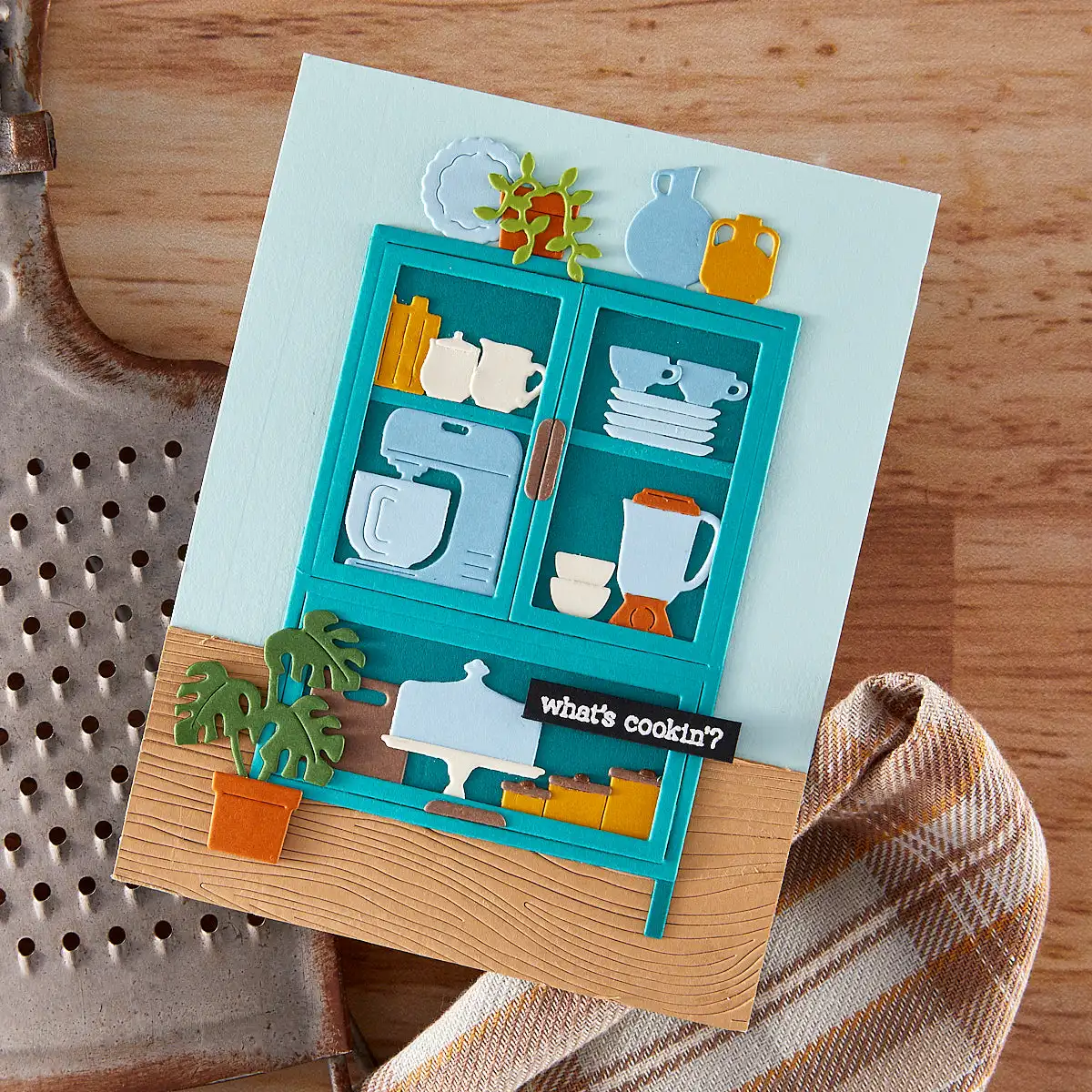Coffee Van Equipment - แม่พิมพ์ตัดโลหะลายเครื่องชงกาแฟ ลายเรนโบว์ย้อนยุค สำหรับทำการ์ด DIY สมุดภาพ งานประดิษฐ์นูนลาย