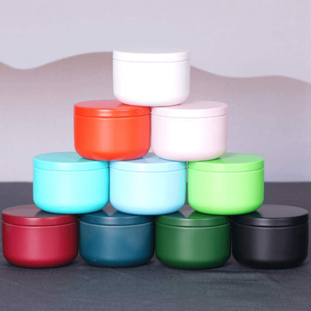 Coffee Equipment Organizer - กระป๋องชาพร้อมฝาปิด Airtight เหล็กวิลาดภาชนะเก็บชา Mini แบบพกพากล่องเทียนทําปิดผนึกกระป๋องเครื่องประดับกาแฟกล่องเครื่องเทศ