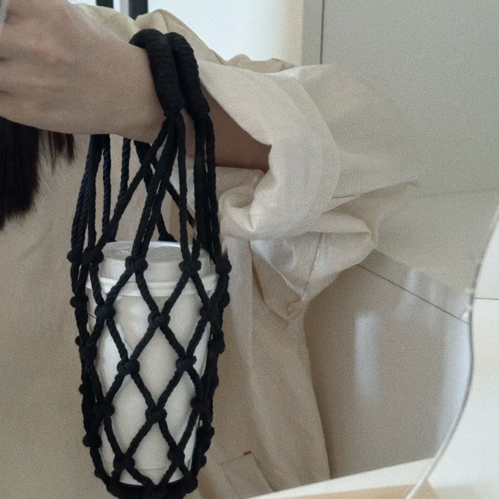 แก้วกาแฟมีหูจับกระเป๋าหิ้วทอแบ - Coffee Equipment Organizer บทวิจารณ์และราคา