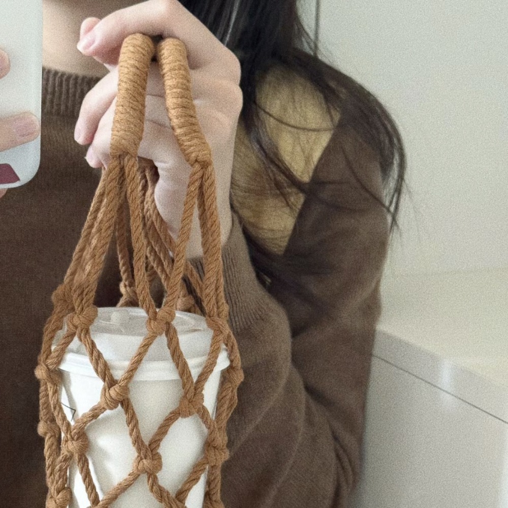 แก้วกาแฟมีหูจับกระเป๋าหิ้วทอแบ - Coffee Equipment Organizer บทวิจารณ์และราคา