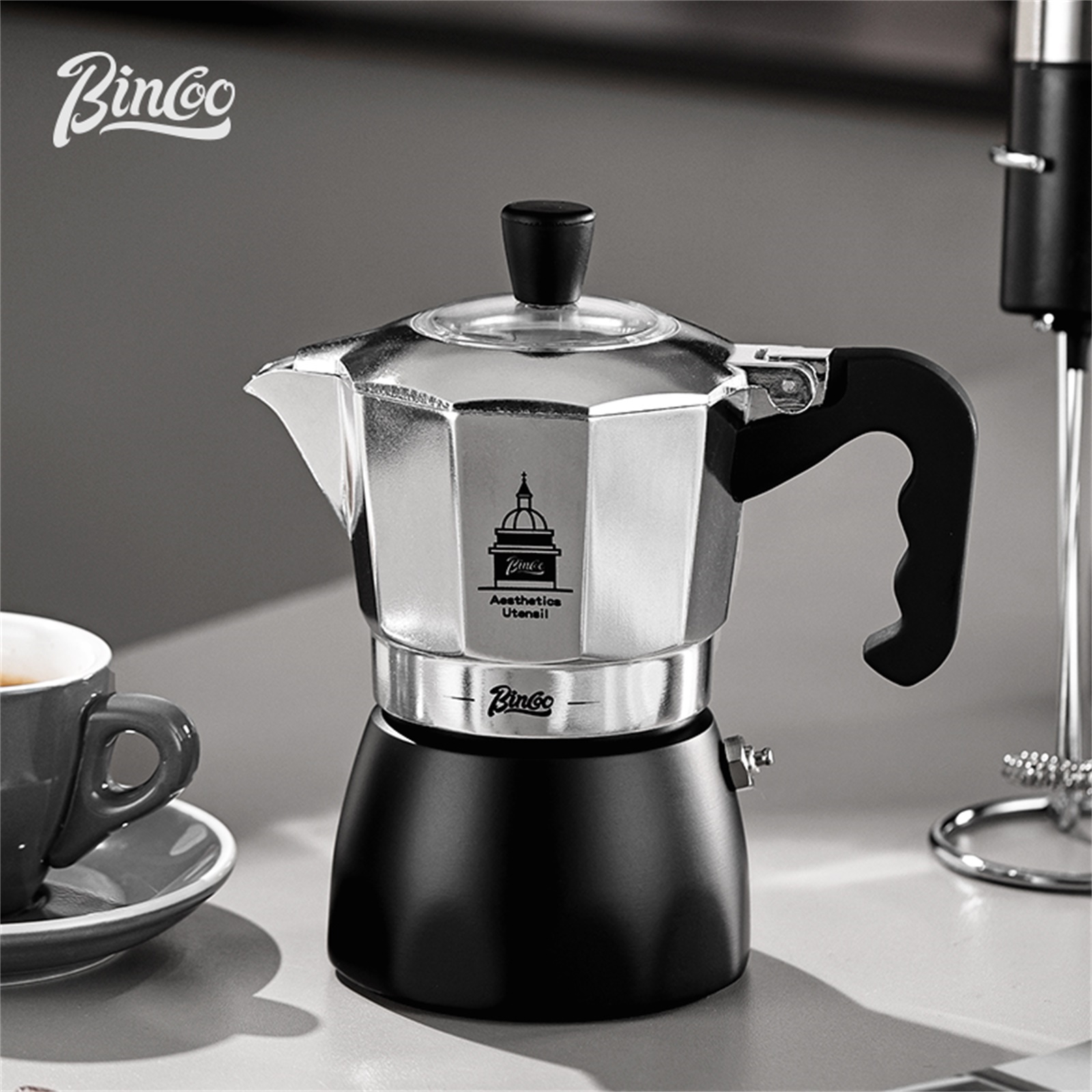 BINCOO วาล์วคู่ Moka Pot,Espre - Coffee Equipment Accessories บทวิจารณ์และราคา