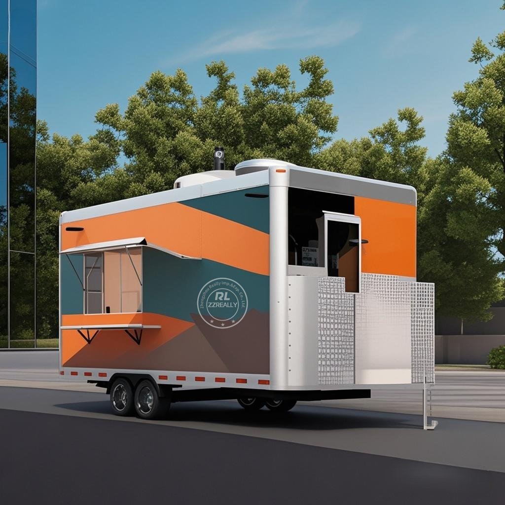 สแน็คฟาสต์ฟู้ดรถบรรทุกครัวมือถ - Coffee Van Equipment บทวิจารณ์และราคา