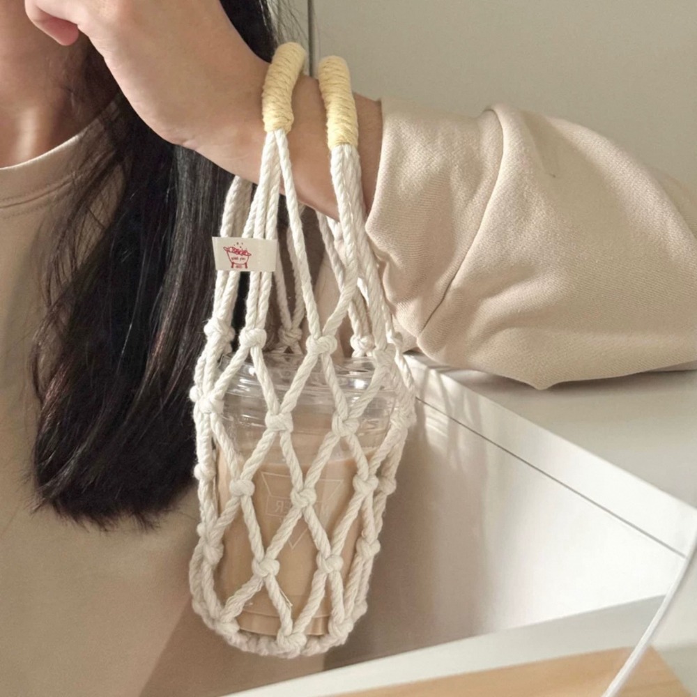 กระเป๋าใส่แก้วโครเชต์แบบพกพา ก - Coffee Equipment Organizer บทวิจารณ์และราคา