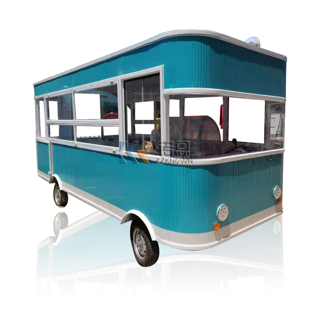 ในสต็อก 5M รถบรรทุกอาหารมือถือ - Coffee Van Equipment บทวิจารณ์และราคา